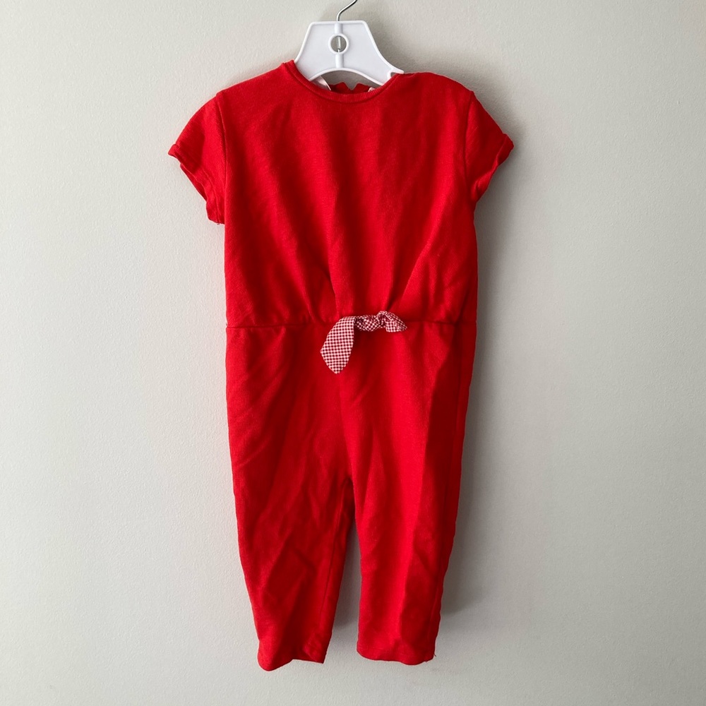 Zara Baby Girl Red Romper
